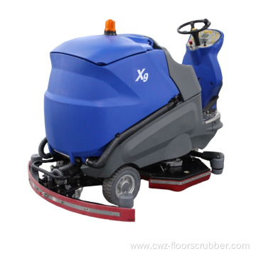 Large driving type sweeping machine auto electric floor scrubber dryer